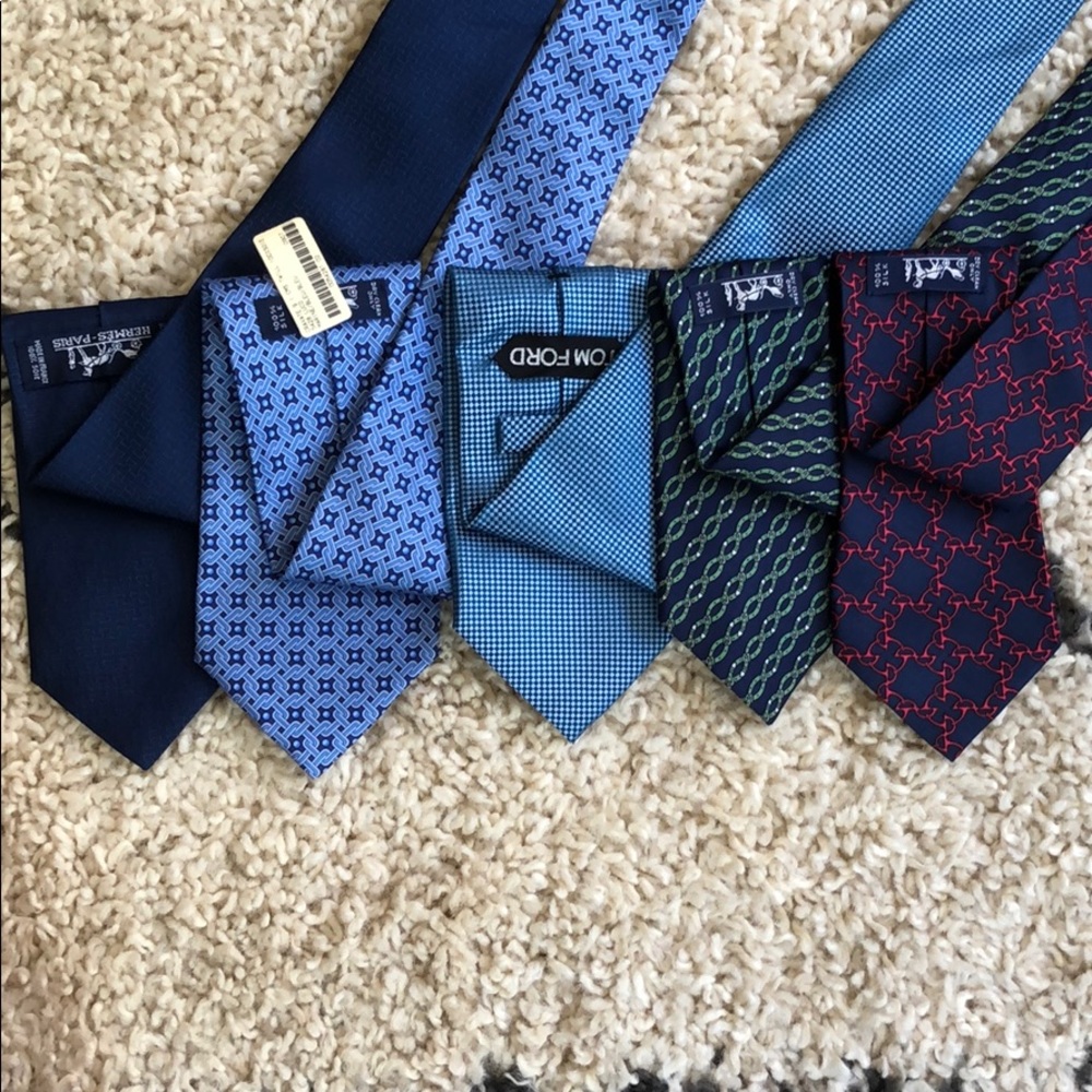 Hermès (please disregard the Tom Ford tie) it sold